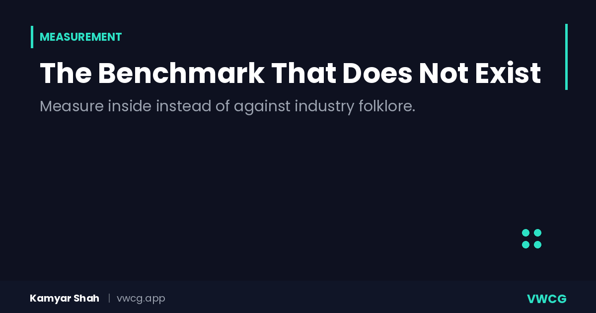 The Benchmark That Does Not Exist: What One Fake HVAC Statistic Says About Industry Data
